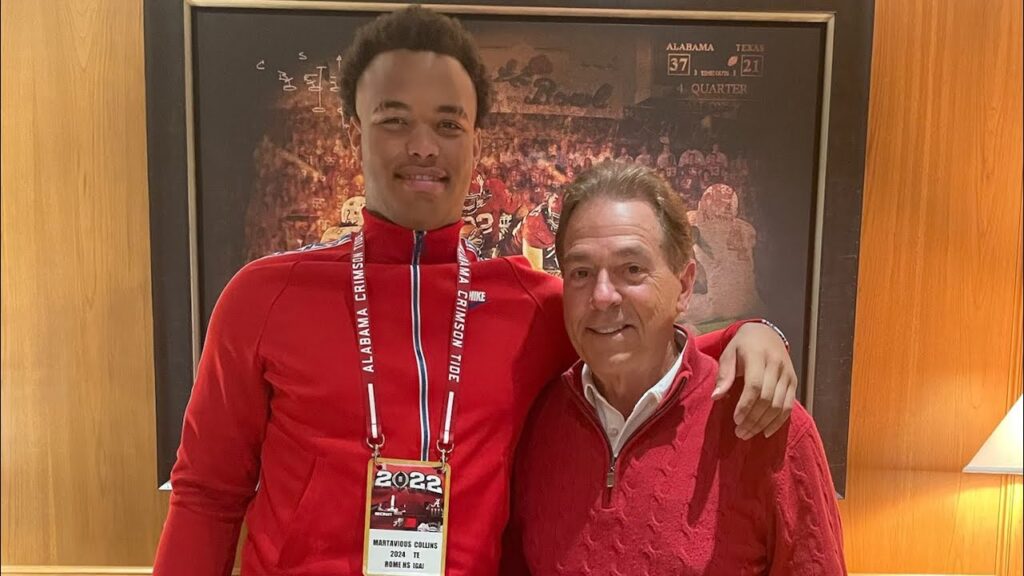 breaking 2024 4 star te martavious collins commits to alabama