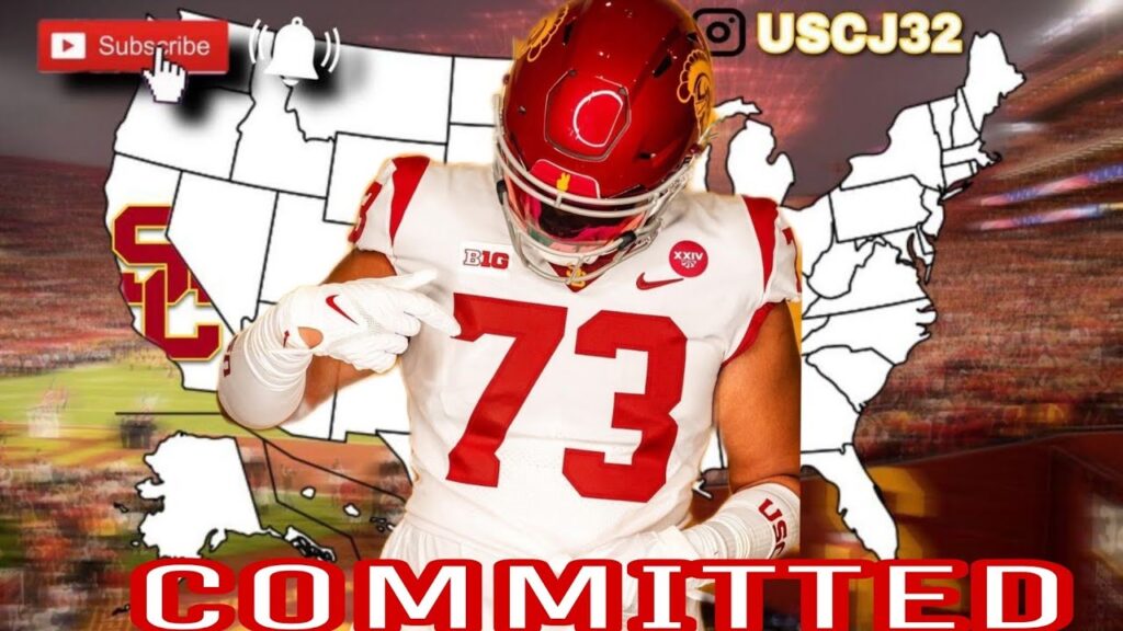 breaking 4 star ol makai saina commits to usc football