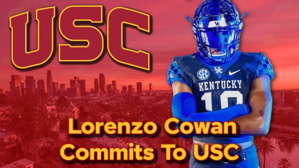 breaking lorenzo cowan commits to usc football