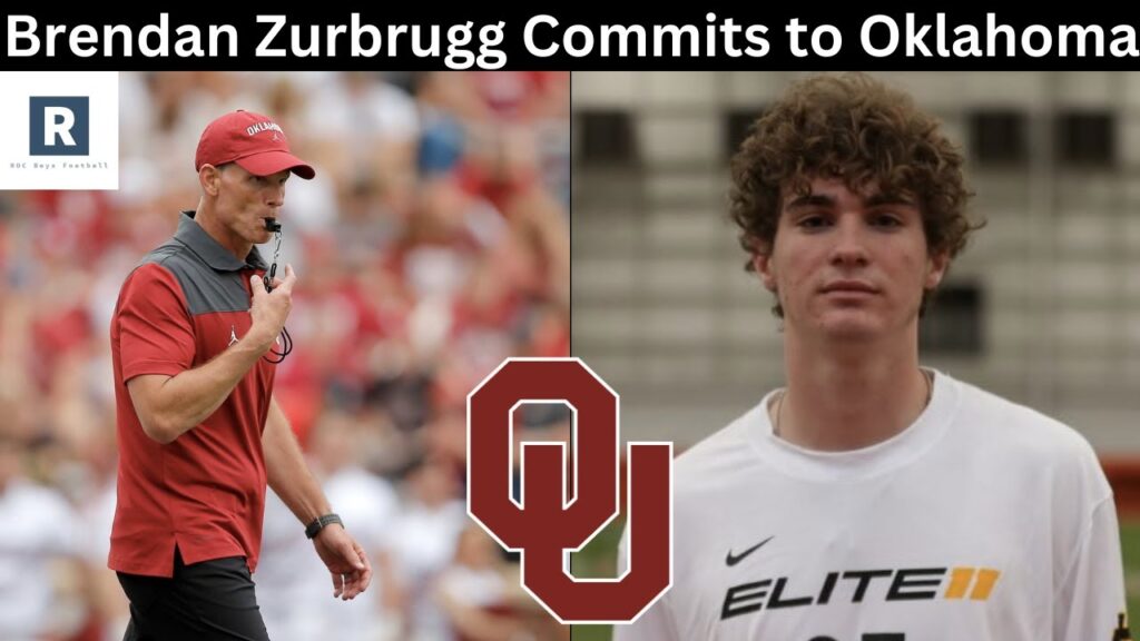 brendan zurbrugg commits to oklahoma sooners add a big arm qb to the 2024 class