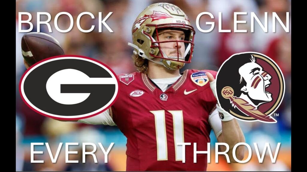 brock glenn every throw vs georgia