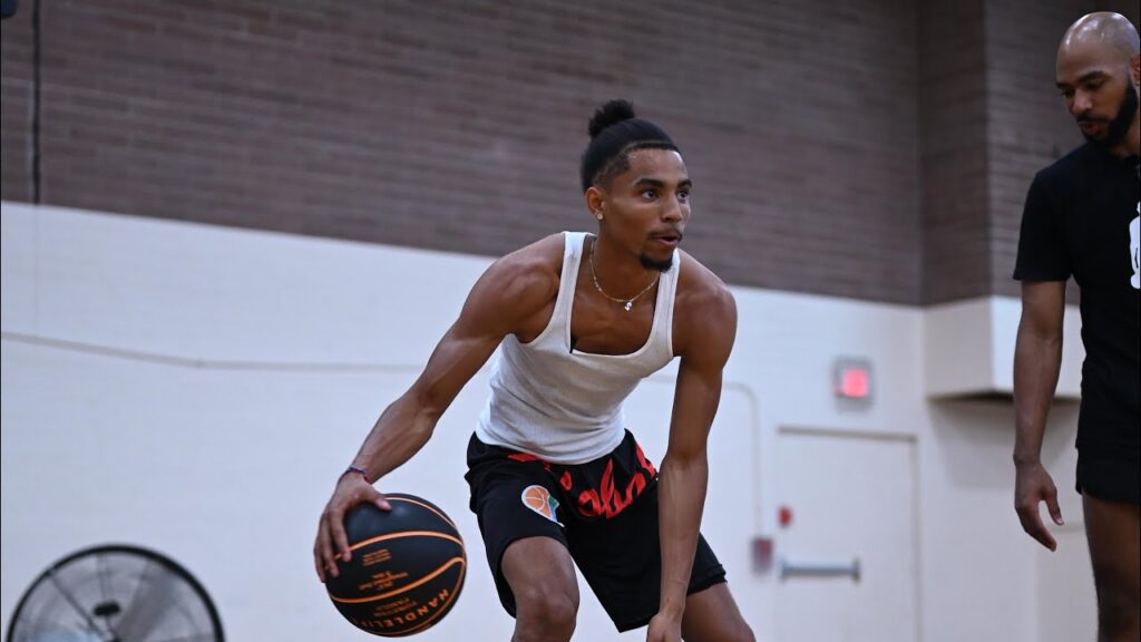 brown university signee jeremiah jenkins summer workout kahlil dukes elite training june 2024