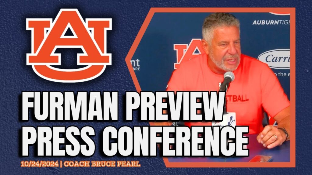 bruce pearl previews auburn basketball vs furman full press conference