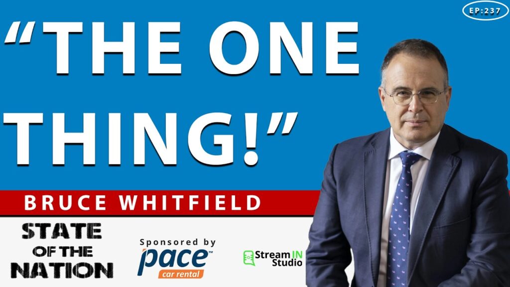 bruce whitfield talks our state of the nation and his new book the one thing