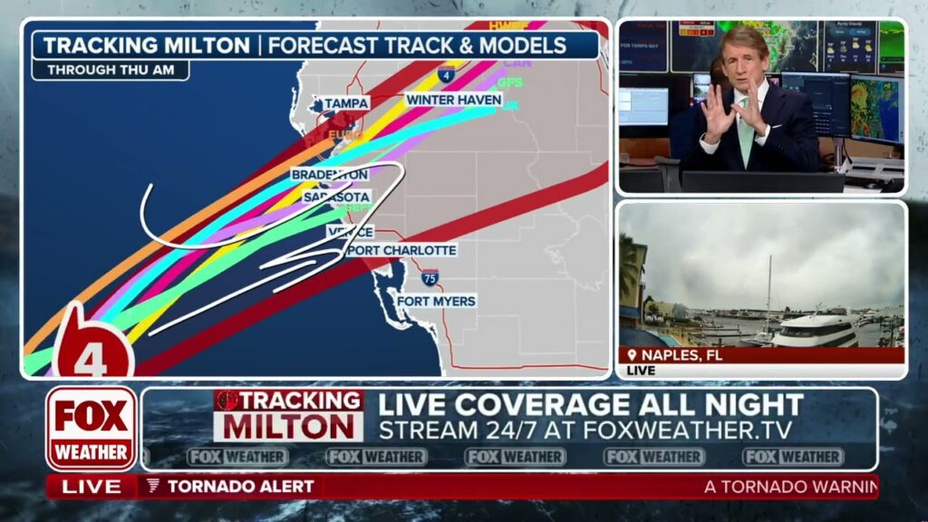 bryan norcross hurricane milton maintains 145 mph winds quickly approaching florida