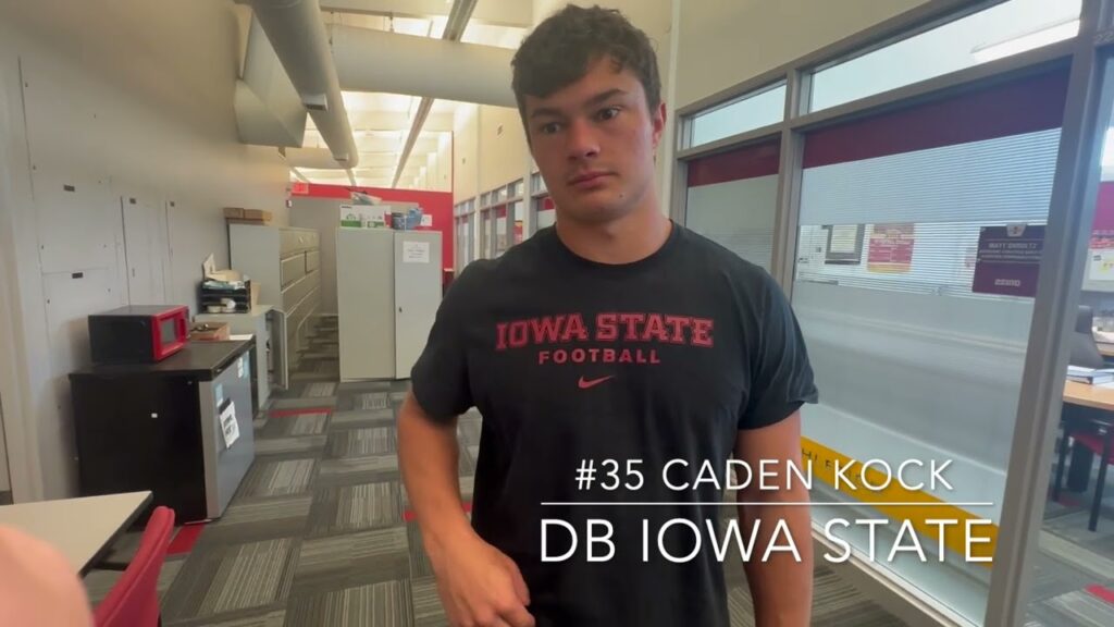 caden kock iowa state media day