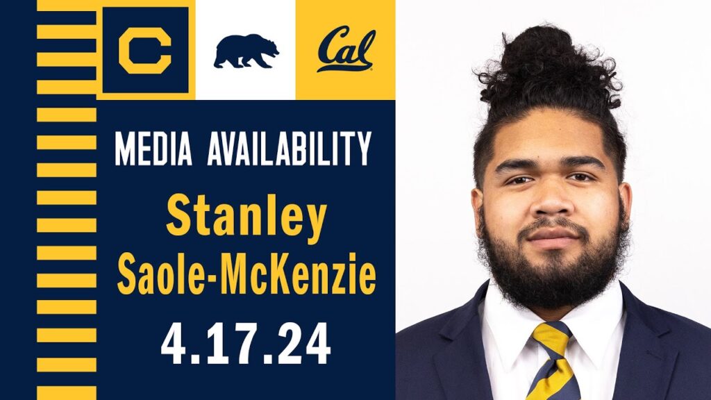 cal football spring football stanley saole mckenzie media availability 4 17 24