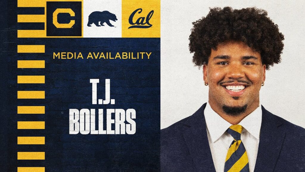 cal football t j bollers media availability 9 3 2024