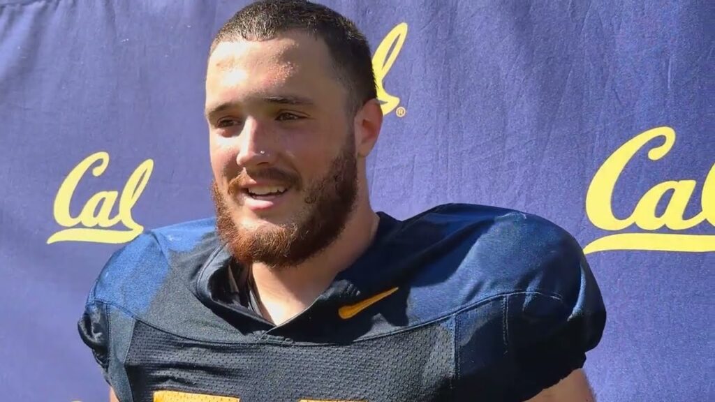 cal spring practice ol nick morrow discusses his journey 4 8 24