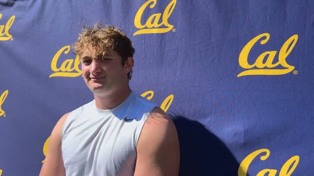 cal spring practice te jack endries breaks down the spring 4 8 24