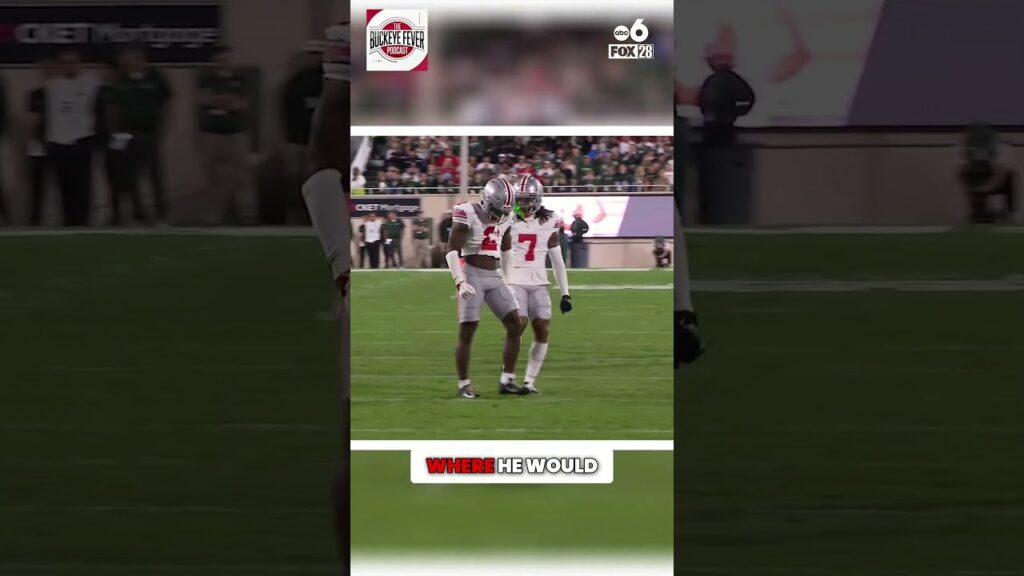 caleb downs the buckeyes defensive force against michigan state