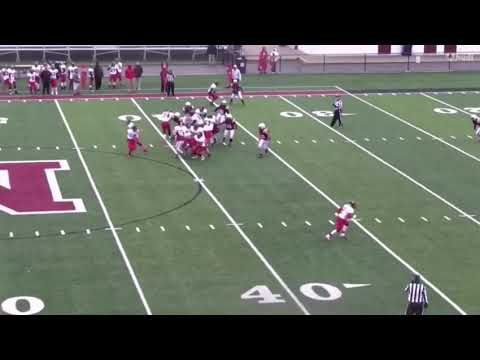 caleb hall freshman football highlights 1