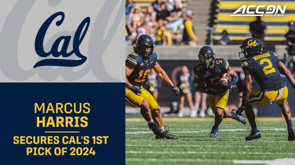 cals marcus harris snags the golden bears 1st pick of 2024 1