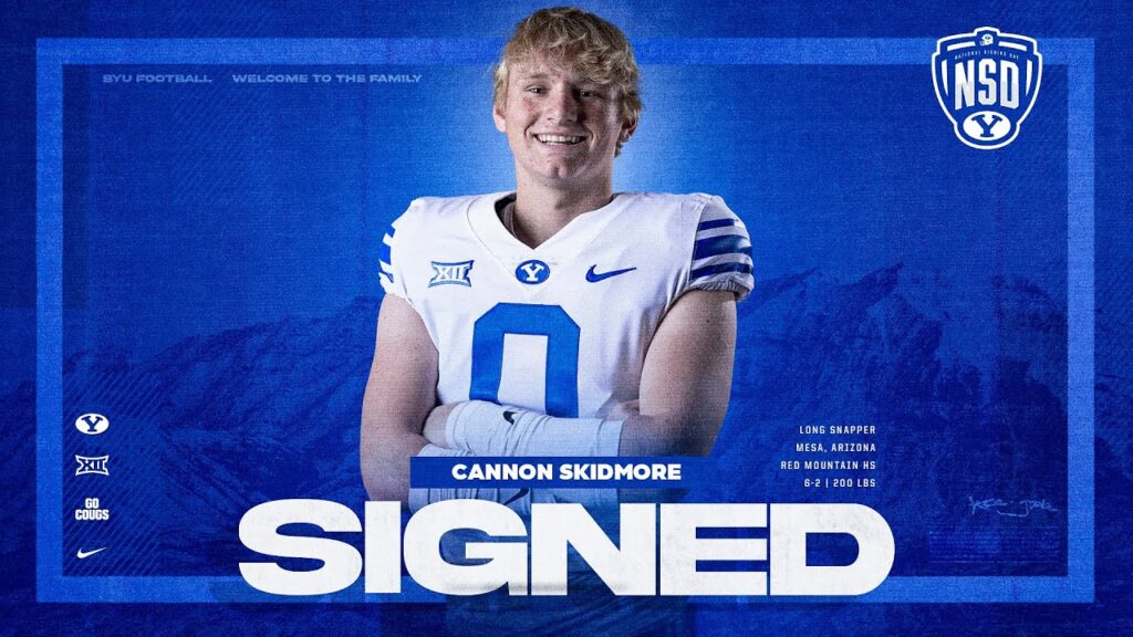 cannon skidmore byu football national signing day 2024