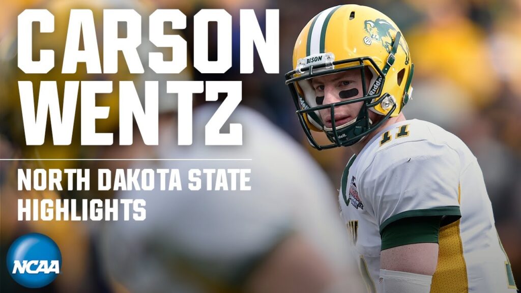 carson wentz north dakota state highlights fcs playoffs