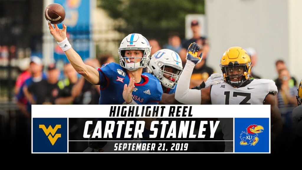 carter stanley highlights west virginia vs kansas 2019 stadium