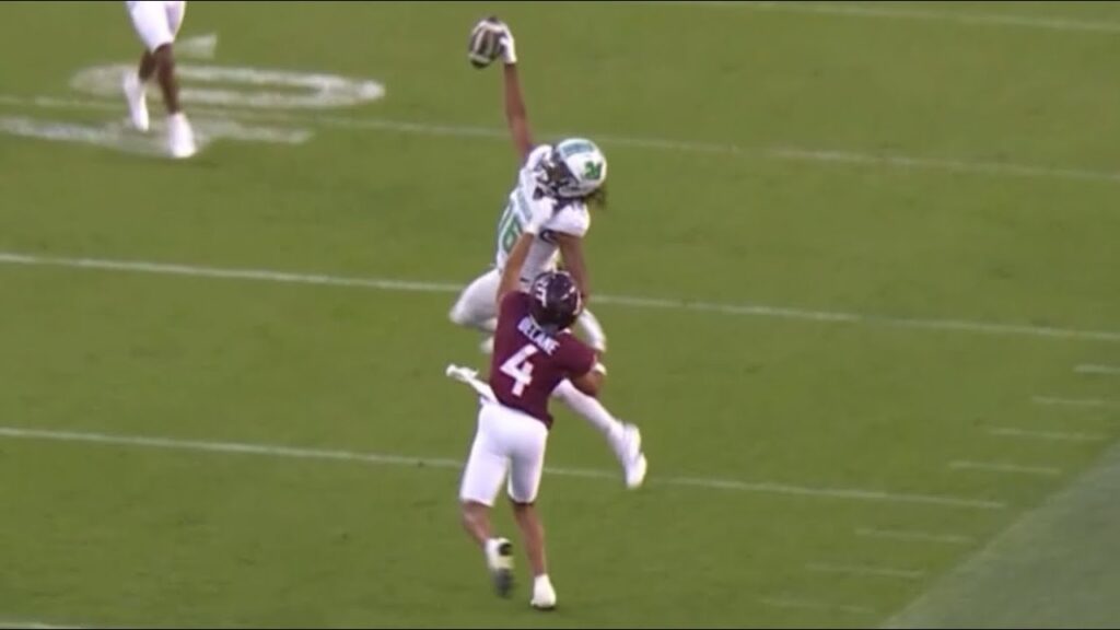 catch of the year marshalls christian fitzpatrick goes airborne to make a crazy one handed catch