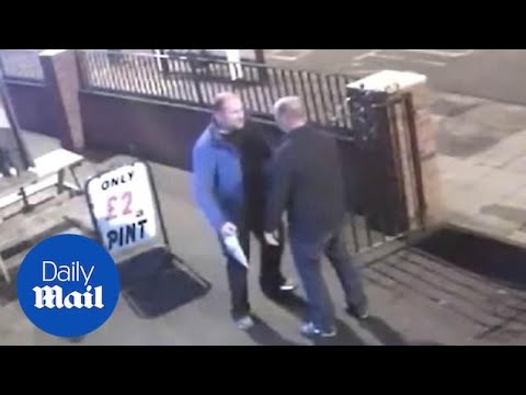 cctv captures moment before man kills friend with a single punch