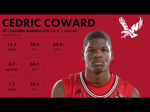 cedric coward eastern washington 2023 24 transfer portal highlights