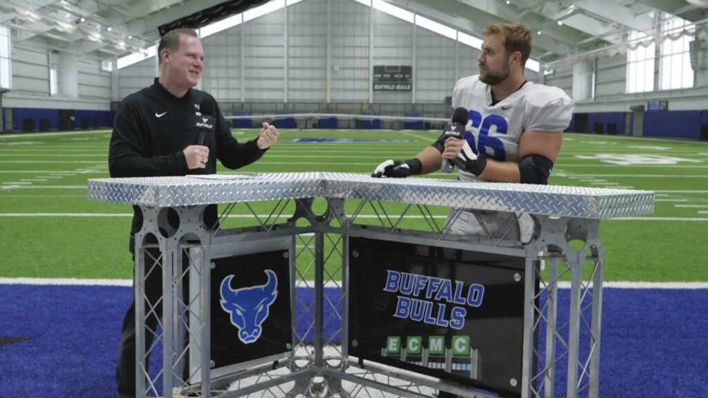 center dom polizzi on his football journey and what he learned playing behind great ub o lines