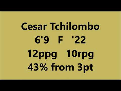 cesar tchilombo early season highlights