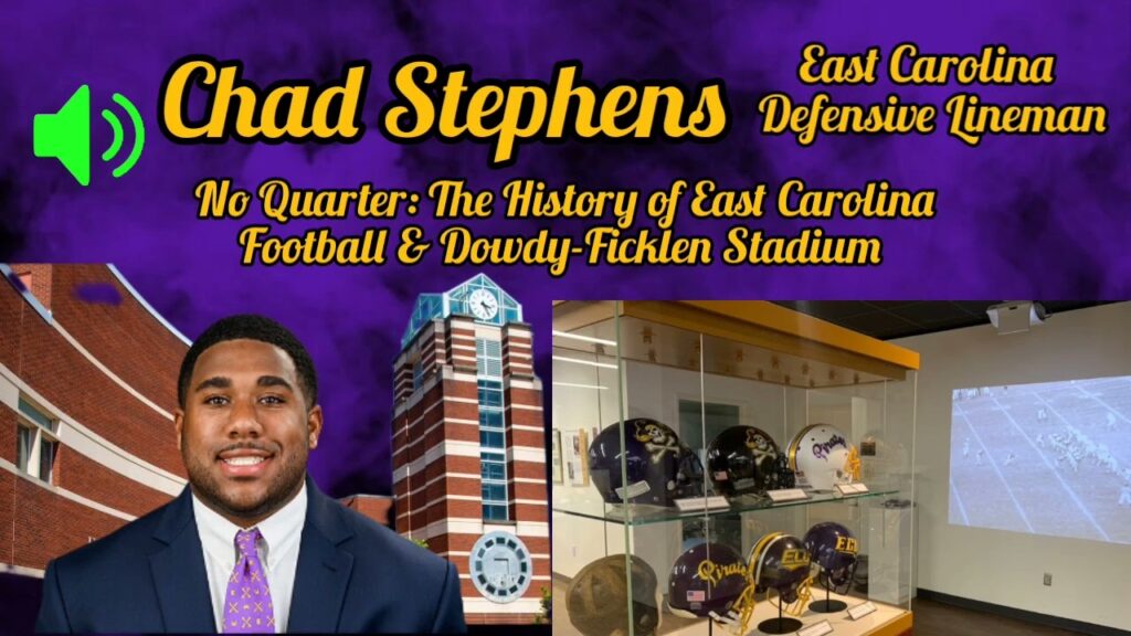 chad stephens on the history of east carolina football exhibit at joyner library ecupirates tsotv