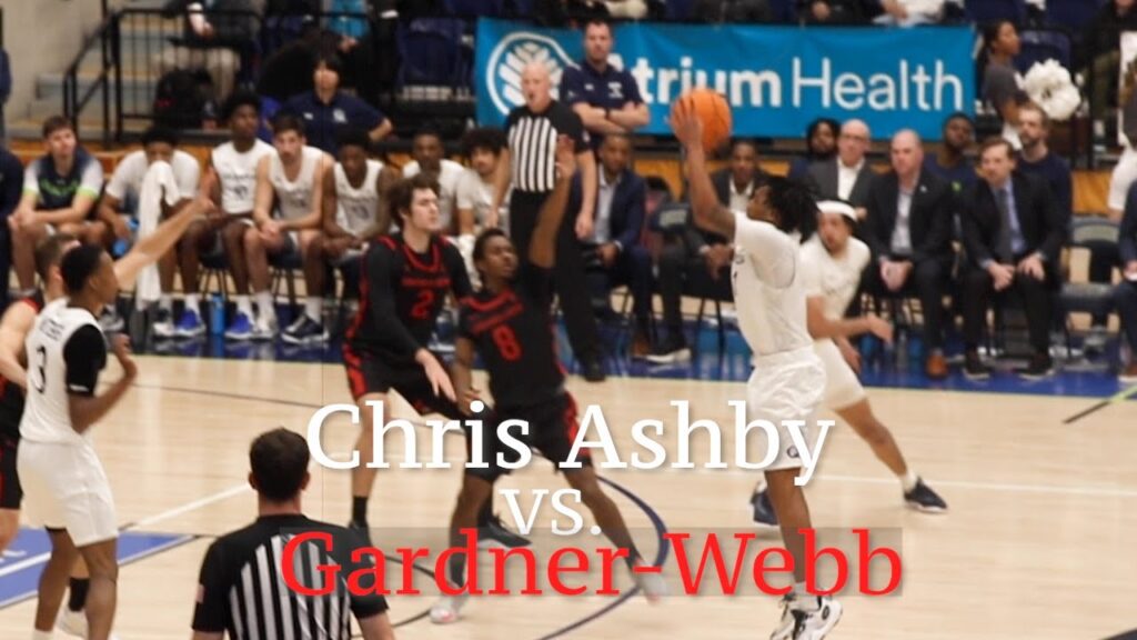 chris ashby quick highlights vs gardner webb queens university