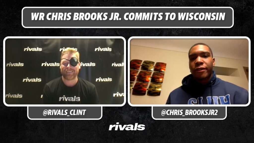 chris brooks jr commits to wisconsin