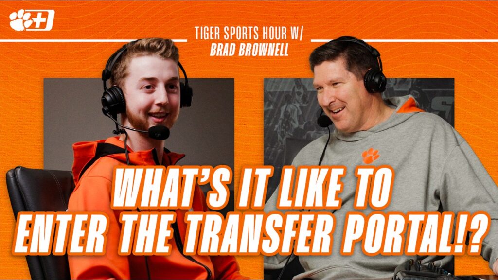 clemson basketball jake heidbreder talks about the transfer portal