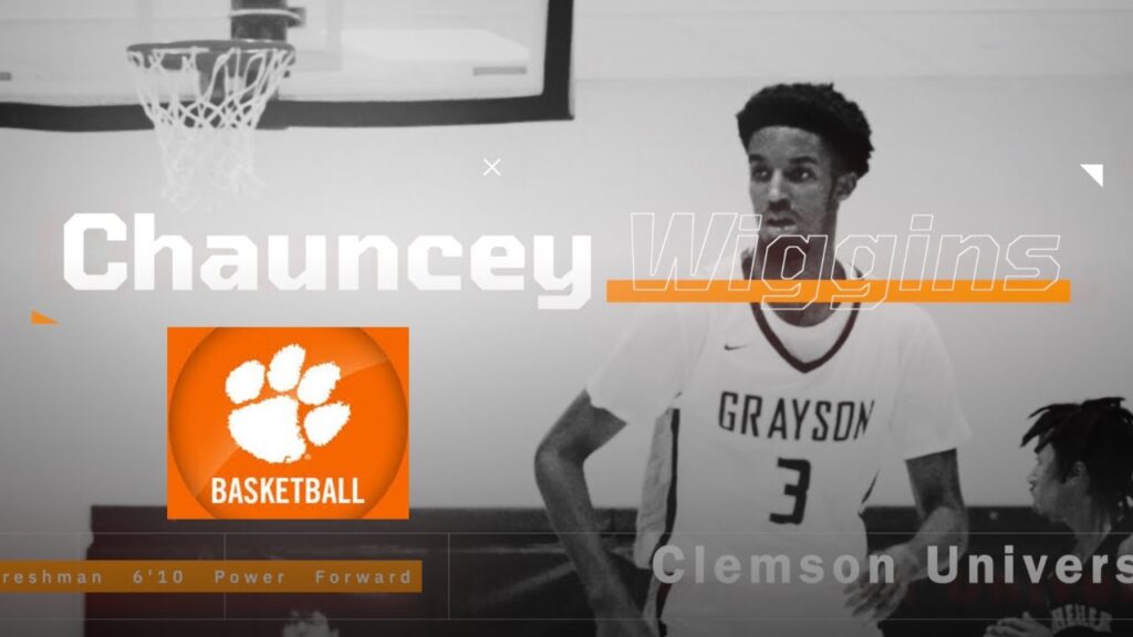 clemson basketball signee chauncey wiggins is a 610 sniper