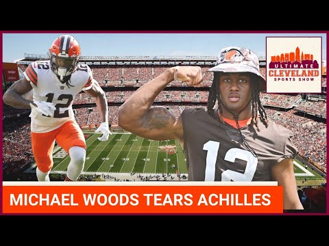 cleveland browns wr michael woods tears achilles our for year would he make the team if healthy