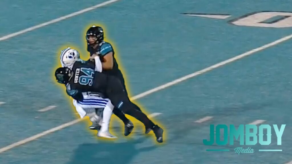 coastal carolina player attacks byu quarterback a breakdown