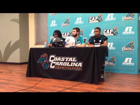 coastal carolina reacts to 31 17 win over bryant