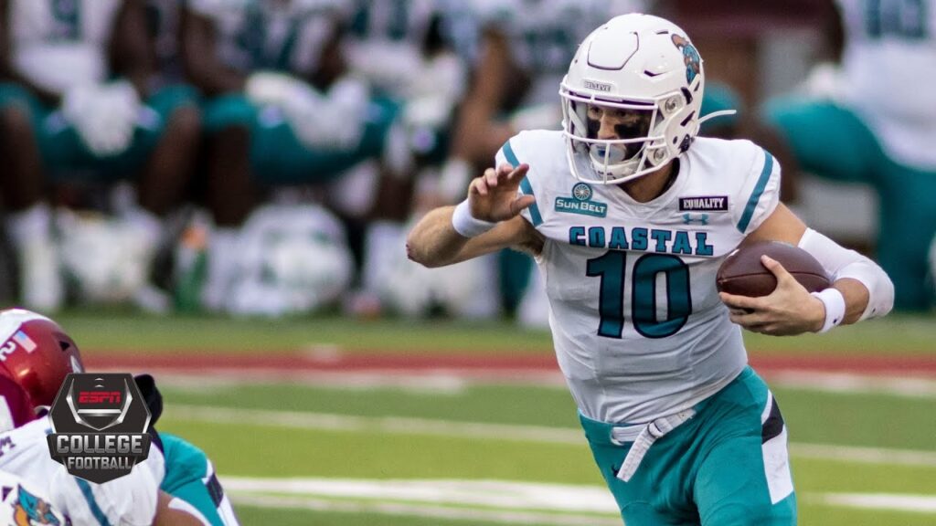 coastal carolina stays perfect after final minute td vs troy 2020 college football highlights