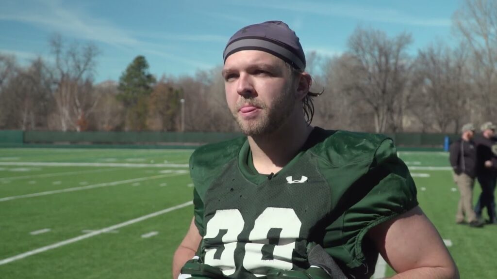 colorado state football chase wilson lb 2024 spring practice opening day