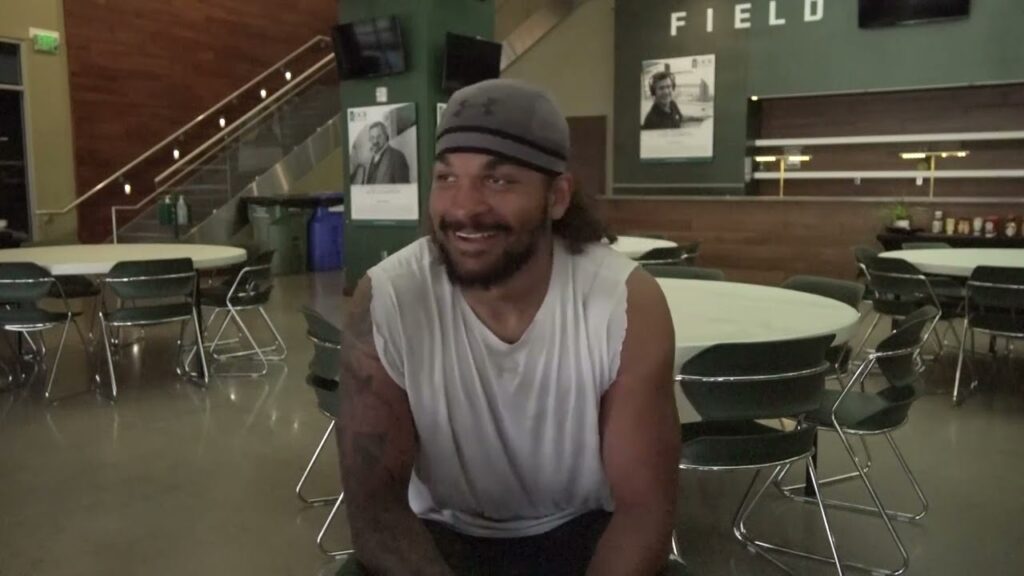 colorado state football vince brown post practice 8 7 24