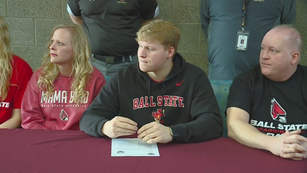 columbia citys cole mosier signs with ball state football 1