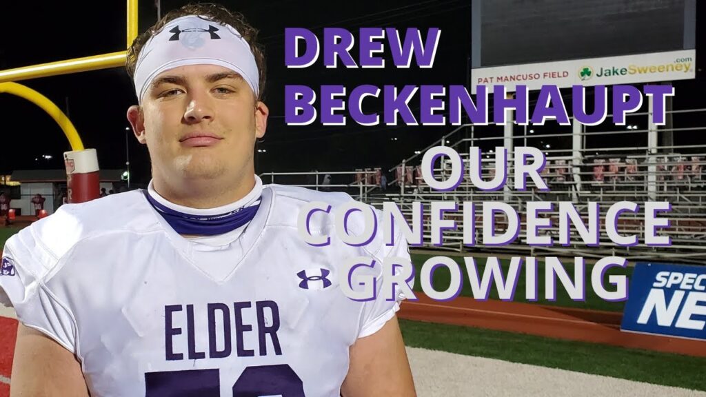 confidence on the rise for drew beckenhaupt and the elder panthers