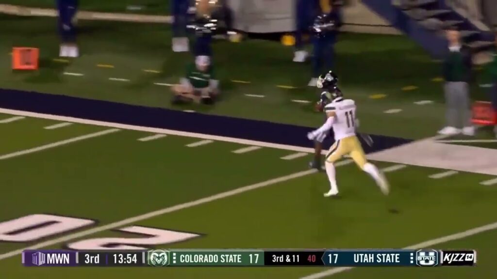 cooper legas to terrell vaughn 76 yard touchdown against colorado state