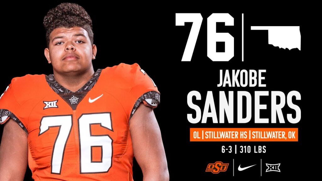 cowboy football nsd23 jakobe sanders