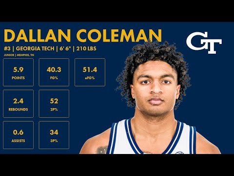 dallan deebo coleman georgia tech 2023 24 transfer portal highlights