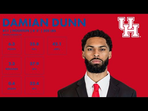 damian dunn houston 2023 24 transfer portal highlights