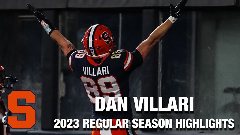 dan villari 2023 regular season highlights syracuse te