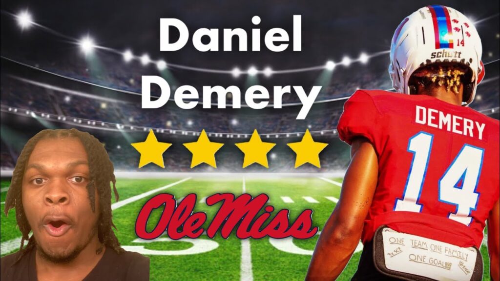 daniel demery highlights reaction ole miss football commit