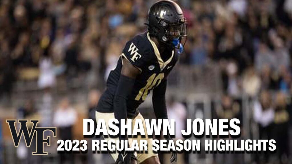 dashawn jones 2023 regular season highlights wake forest db