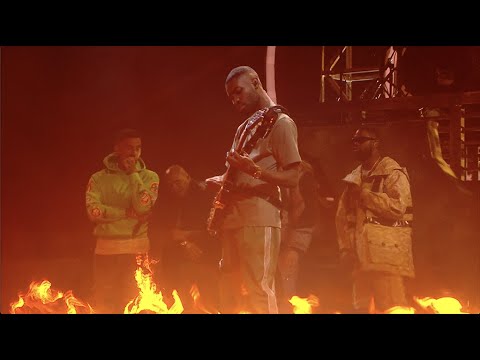 dave in the fire ft giggs ghetts meekz fredo live at the brits 2022