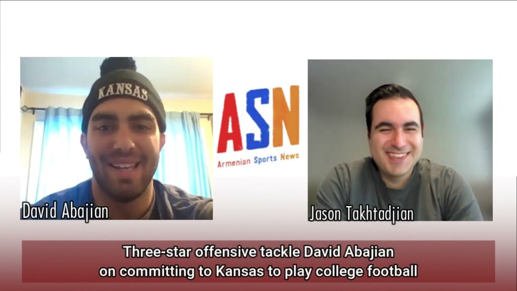 david abajian on committing to kansas future in football and armenian heritage