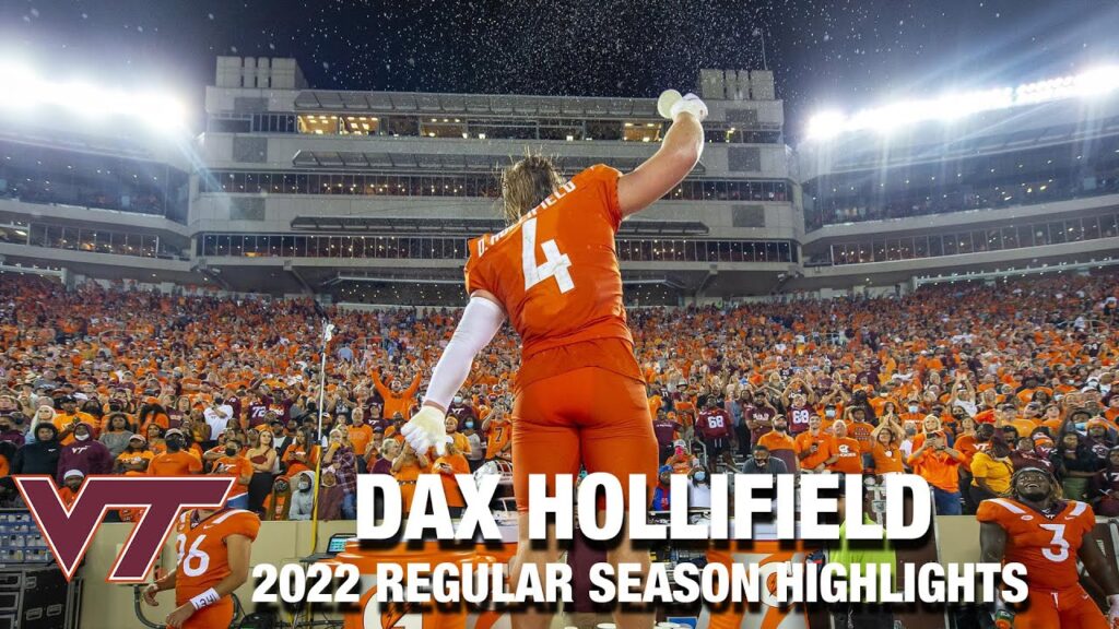 dax hollifield 2022 regular season highlights virginia tech lb