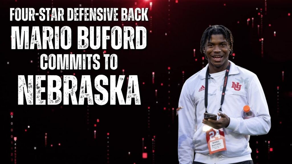 db mario buford commits to nebraska