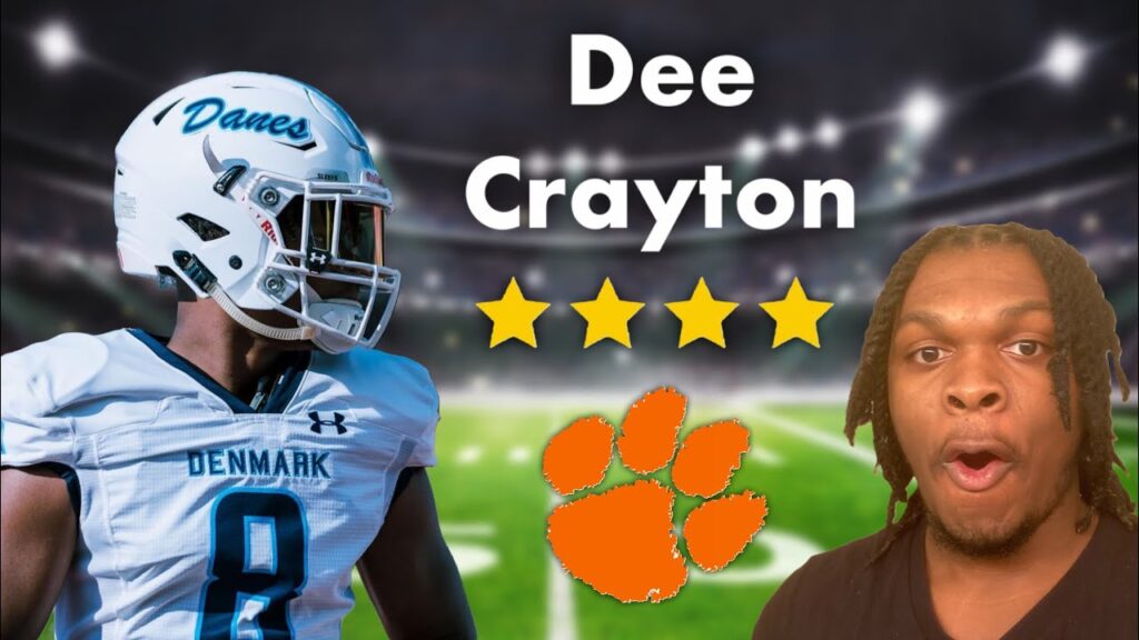 dee crayton highlights reaction clemson football commit